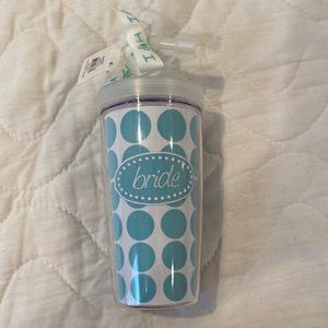 Mud pie acrylic Bride cup